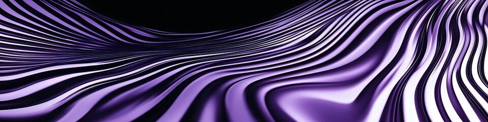 Poster - A dynamic, abstract ripple pattern with a wide space for text 