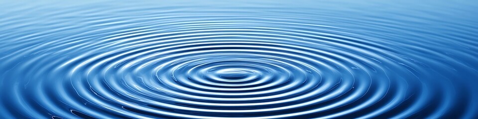 Poster - A dynamic, abstract ripple pattern with a wide space for text 