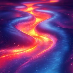 light neon futuristic wave flow high resolution hd background