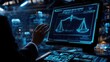 © Marica - Futuristic Legal Insight with a Digital Attorney Analyzing Justice Scales and Human Rights Icons in a Sleek Virtual Interface for Modern Law