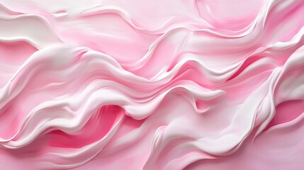 Poster - A vibrant pink textured surface with delicate, flowing patterns, offering space for creative design or branding overlays.