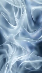 Poster - Abstract flowing fabric creating soft and elegant curves design