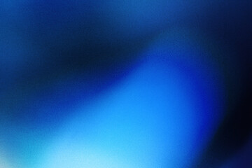 Fototapete - Abstract texture background noise gradient sky blue wave in dark soft glowing, vibrant header cover poster design