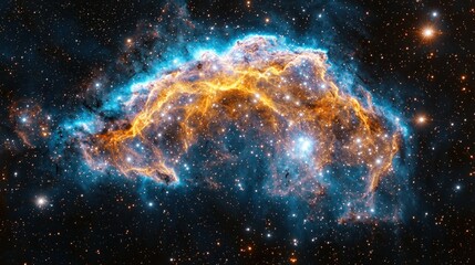 Wall Mural - Cosmic Nebula Celestial Formation, Space, Stars, Background, Astronomy, Science, Wallpaper
