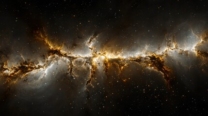 Wall Mural - Cosmic Nebula, Galactic Stream, Space, Stars, Background, Energy,  Artwork, Astronomy, Sci-Fi, Banner
