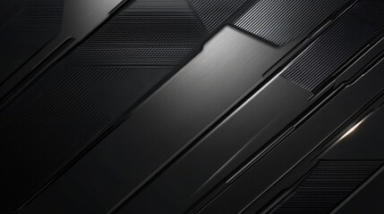 Poster - Abstract Dark Textured Background with Lines and Geometric Shapes