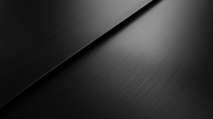 Poster - Dark Metallic Surface with Subtle Texture and Gradient Lines