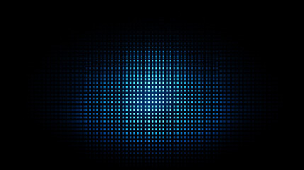 Fototapete - Abstract blue grid pattern digital technology background image web dark data glow light lines design