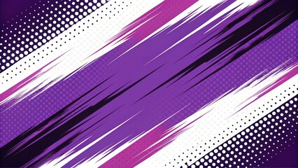 Poster - The background is sporty, white, purple, and black. abstract modern purple Sport background.