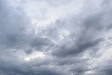 Wall Mural - blue sky and white cloud background, cloudy in rainny season