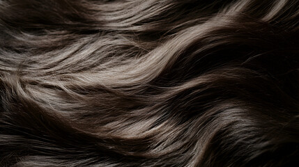 Wall Mural - fur in deep brown with soft highlights and shadows