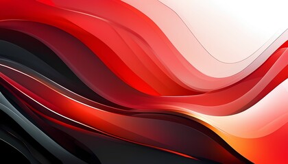 Poster - Dynamic abstract waves digital art vibrant colors modern aesthetic artistic perspective visual harmony