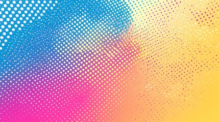 Poster - Abstract Colorful Gradient Background with Dotted Patterns