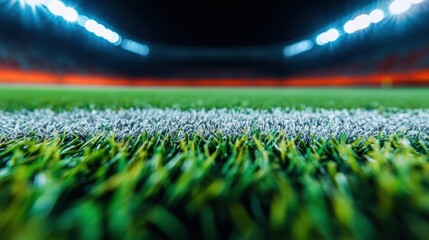 Leinwandbilder - Immersive Stadium Experience High-Performance LED Lighting Reveals Next-Gen Sports Infrastructure - Cinematic Venue Design for Digital Content Creation