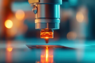Fototapete - Precision Engineering Meets AI Cutting-Edge Calibration Technology Transforming Industrial Measurement with Hyper-Accurate Micro-Diagnostics and Advanced Workflow Optimization