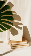 Poster - Minimalist Knowledge Sanctuary Botanical Learning Aesthetic with Soft Shadows - Contemporary Publishing and Creative Study Design Inspiration