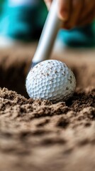 Aufkleber - Precision Performance Next-Gen Golf Ball Texture Innovation - Immersive Sports Technology Capturing Micro-Details of Athletic Excellence