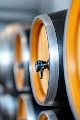 Aufkleber - Precision Brewing Innovation High-Performance Industrial Fermentation Tanks Showcasing Advanced Manufacturing Technology in Craft Beer Production