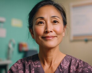 Poster - Contemporary Medical Consultation Imagery Professional Healthcare Communication and Counseling at Modern Medical Desk with Reference Materials - Empowering Patient Experiences