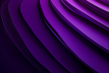 Poster - Abstract purple curves and shadows create a visually striking and modern background, ideal for graphic design projects and presentations with a sleek aesthetic