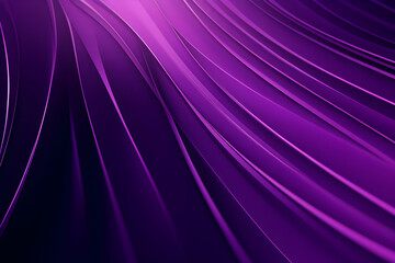 Poster - Abstract Purple Waves, Dynamic Lines and Curves in Elegant, Modern Design, Perfect for Backgrounds, Wallpapers and Creative Projects to Elevate Visual Appeal