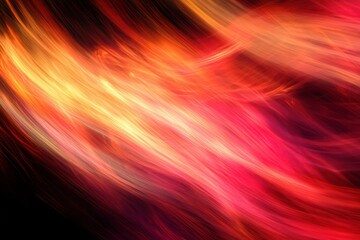 Poster - Abstract fiery texture, digital art, dark background, design element