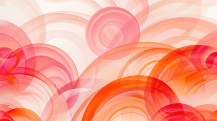 Poster - Flowing abstract pattern with pink and orange gradients. Digital artwork of red and orange cibrant color on fabric pattern floating and flowing with smooth texture. Soft wave design background. AIG51.