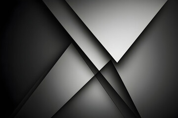 Poster - elegant gray scale abstract layers with depth, creating a modern and sophisticated design for backgr