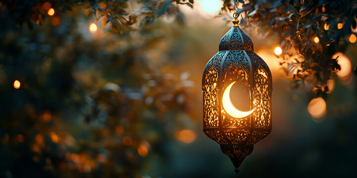 New Islamic Year Celebration 1446 H, traditional decorations, vibrant festivities, Islamic calligraphy, crescent moon and stars, warm lighting, cultural attire