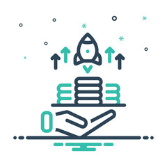 Wall Mural - mix icon for earn
