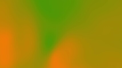 Poster - vibrant abstract background of blurred green and orange hues with soft gradients for creative design