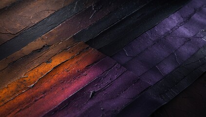 Wall Mural - Abstract Dark Textured Background with Rich Deep Colors and Layered Stripes