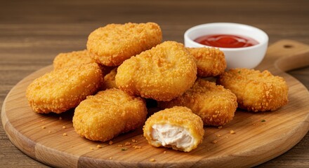 Wall Mural - delicious chicken nuggets perfect for any meal