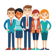 © MdZuel - Employee group portrait illustration
