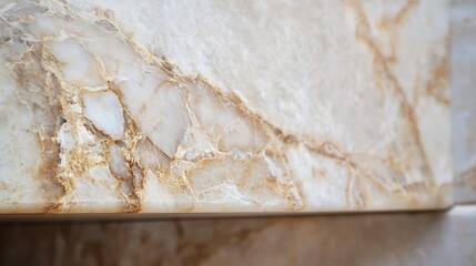 Leinwandbilder - Close up of elegant marble surface showcasing intricate patterns and natural stones with beautiful textures : Generative AI