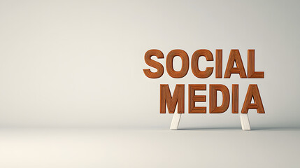 a big 3d rendered text 