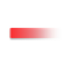 Poster - Transparent red gradient rectangular banner. Blank rectangle label, banner, button, bar, sign, sticky note, header, footer, text box, letterhead shape on transparent background