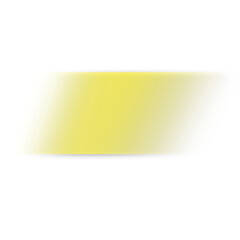 Poster - Yellow gradient rectangular banner. Blank transparent rectangle label, banner, button, bar, sign, sticky note, header, footer, text box, letterhead shape on transparent background