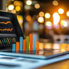 Poster - Data Analysis and Visualization on Laptop Screen