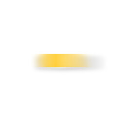 Poster - Yellow gradient rectangular banner. Blank transparent rectangle label, banner, button, bar, sign, sticky note, header, footer, text box, letterhead shape on transparent background