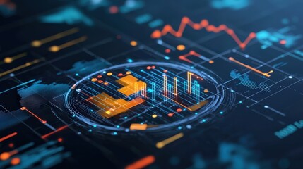 Poster - Data Visualization with Digital Graphs and Charts