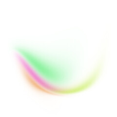 Poster - Green pink yellow gradient shape transparent background grainy noise texture glowing wave backdrop poster banner header cover design