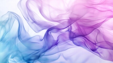 Poster - Swirling hues of blue and purple dance gracefully across a gentle backdrop, creating a mesmerizing harmony of colors that evoke a sense of calm and creativity