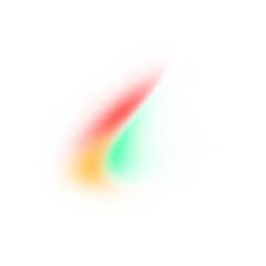 Poster - Grainy gradient shape transparent background red green yellow abstract glowing color wave backdrop noise texture banner poster header design