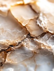 Poster - CloseUp Shot of Natural Stone with Unique Textures and Patterns Showcasing the Beauty of Earth : Generative AI