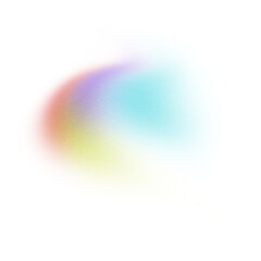Aufkleber - Glowing blue abstract shape, purple yellow blue gradient background shape, noise texture futuristic dynamic poster header cover wallpaper banner backdrop design