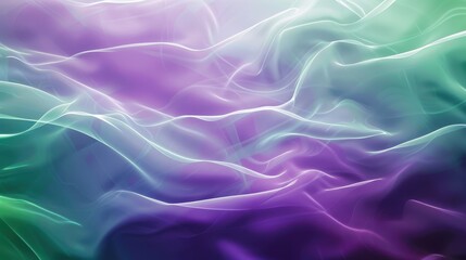 Poster - Abstract network connections with glowing nodes on a blue and purple background. background image of green and purple gradient color with circle or geometric shape. Digital technology iconcept. AIG51.