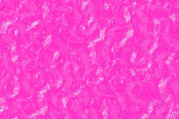 Poster - design pink round glossy steel ruffle digitally drawn texture background illustration
