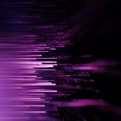 Aufkleber - Abstract Purple Lines on Dark Background: Dynamic Digital Art for Modern Designs and Visualizations