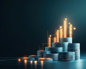 Poster - Stacked Coins with Growing Graph Representation